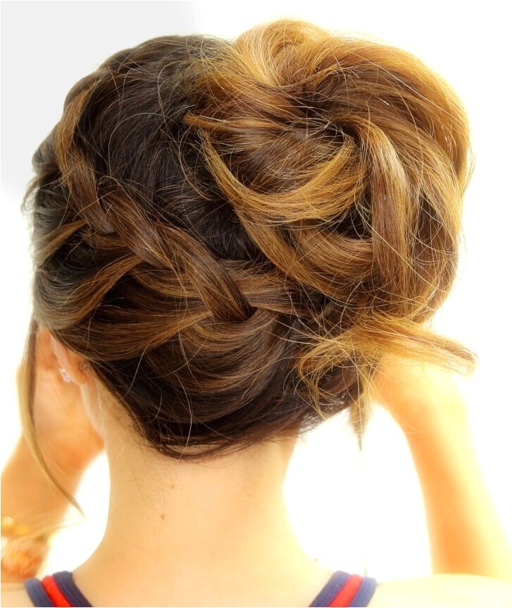 18 quick and simple updo hairstyles for medium hair