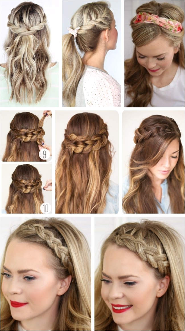 quick easy formal party hairstyles for long hair diy ideas
