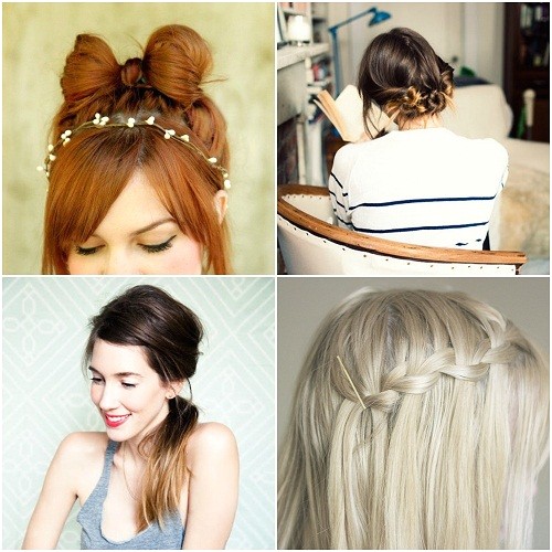 very quick easy pretty hairstyles for school 2014