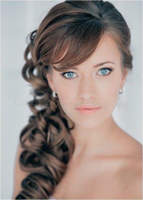 wedding side hairstyles for long hair
