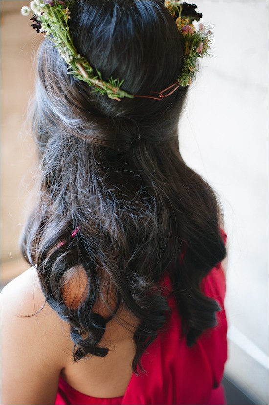 how to simple half up half down wedding hair