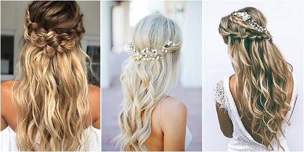 wedding hairstyles for long hair half up