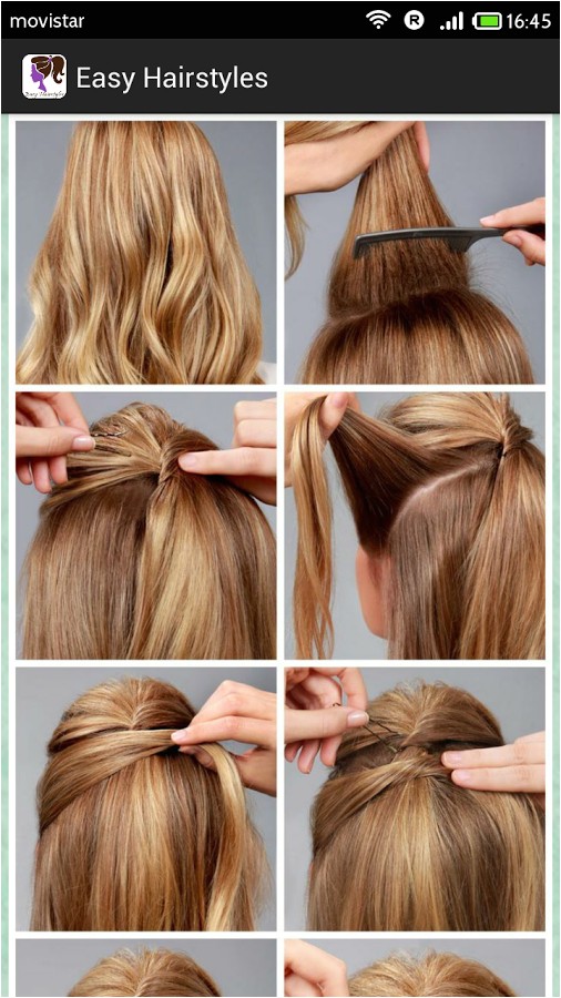 simple diy braided bun puff hairstyles pictorial tutorial for girls