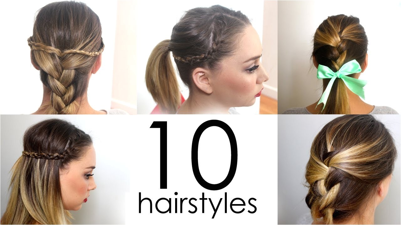 cool easy girl hairstyles