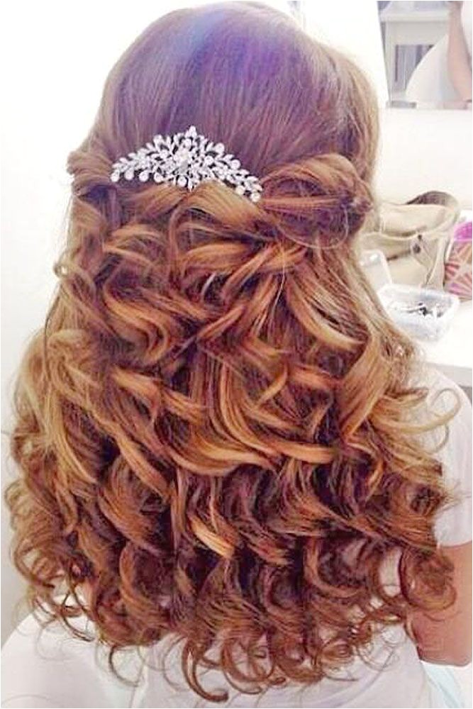 wedding hairstyles for long hair flower girl