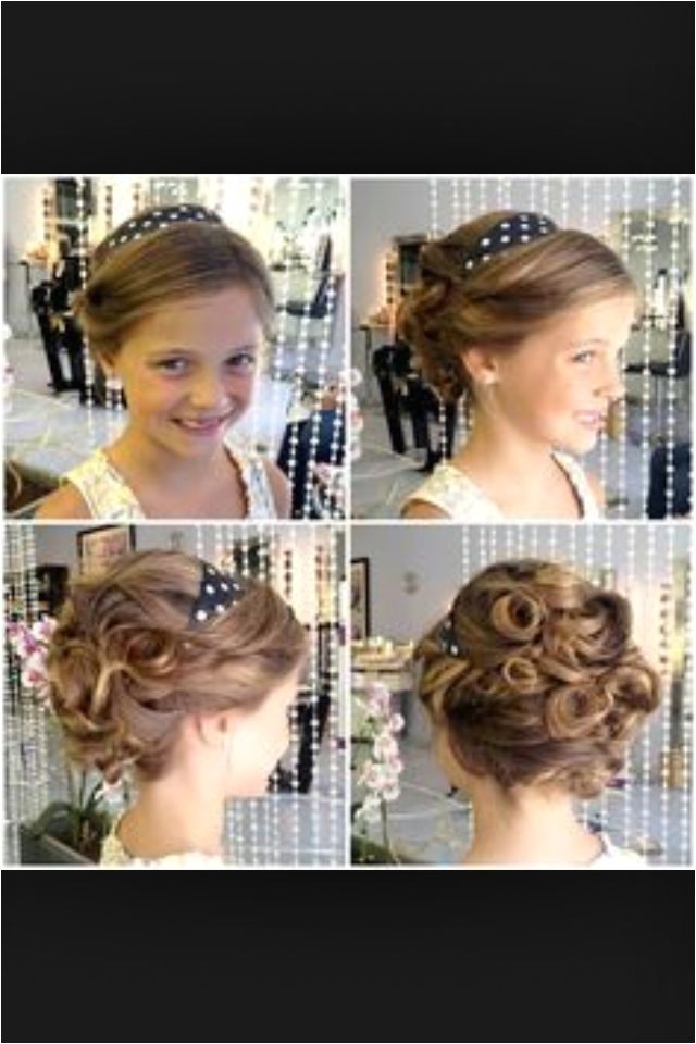 cute hairstyles for junior bridesmaids