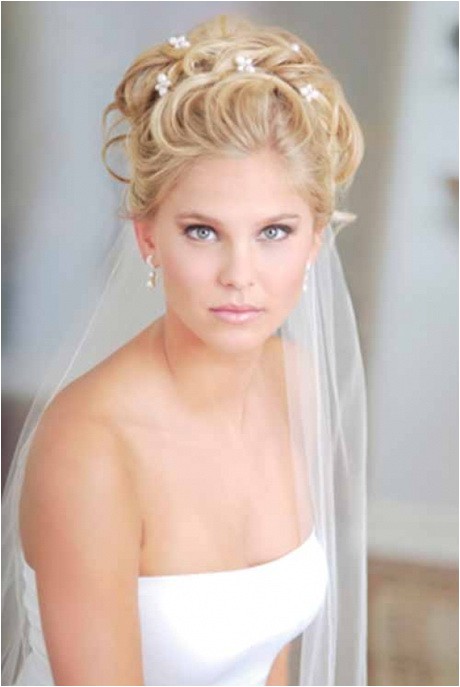 wedding hairstyles for long hair with veil