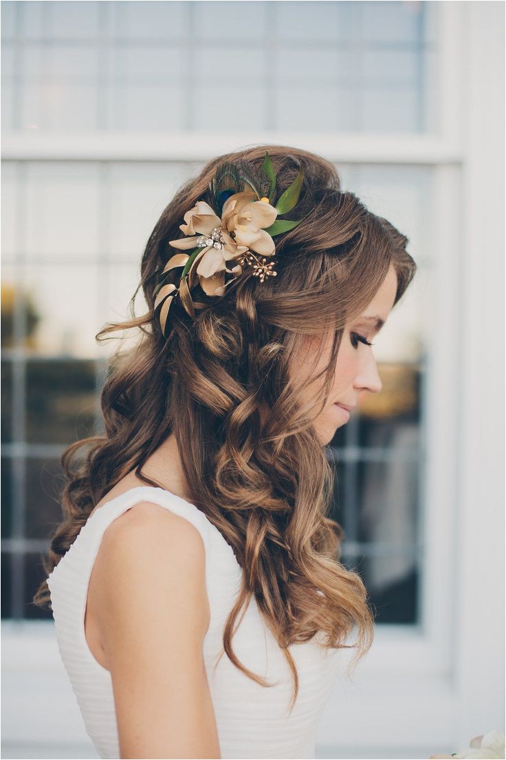 beautiful wedding hairstyles with flowers