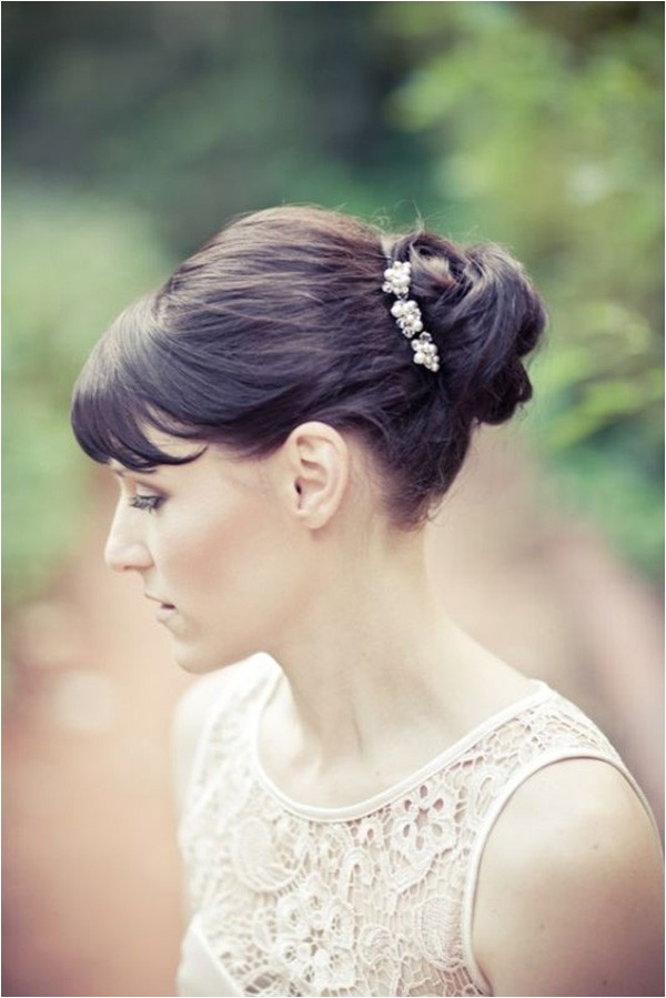 wedding hairstyles with fringes