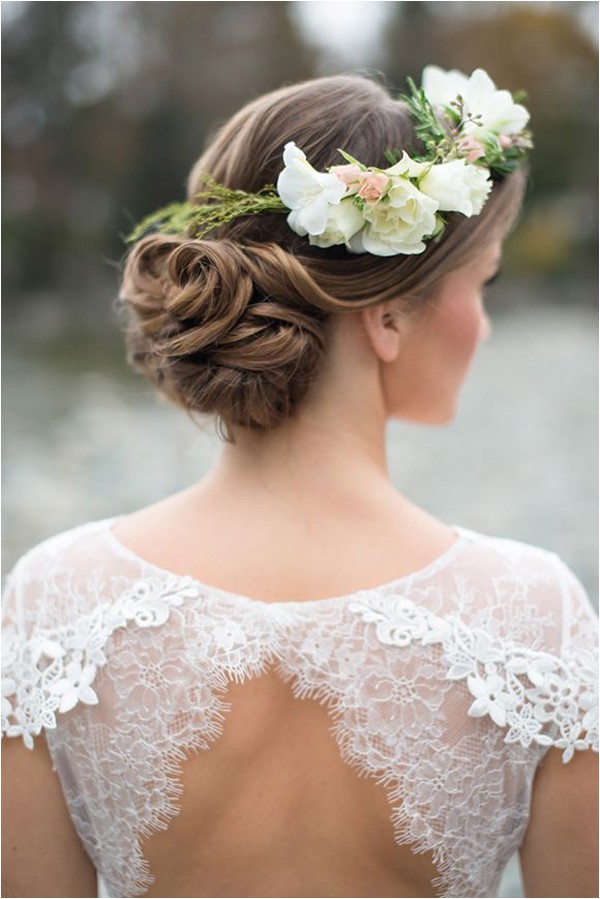 wedding hairstyles 15 fab ways to wear flowers in your hair