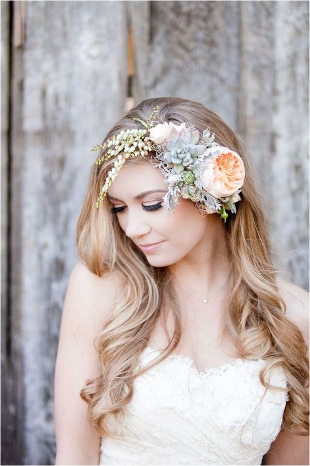 wedding hairstyles with flowers