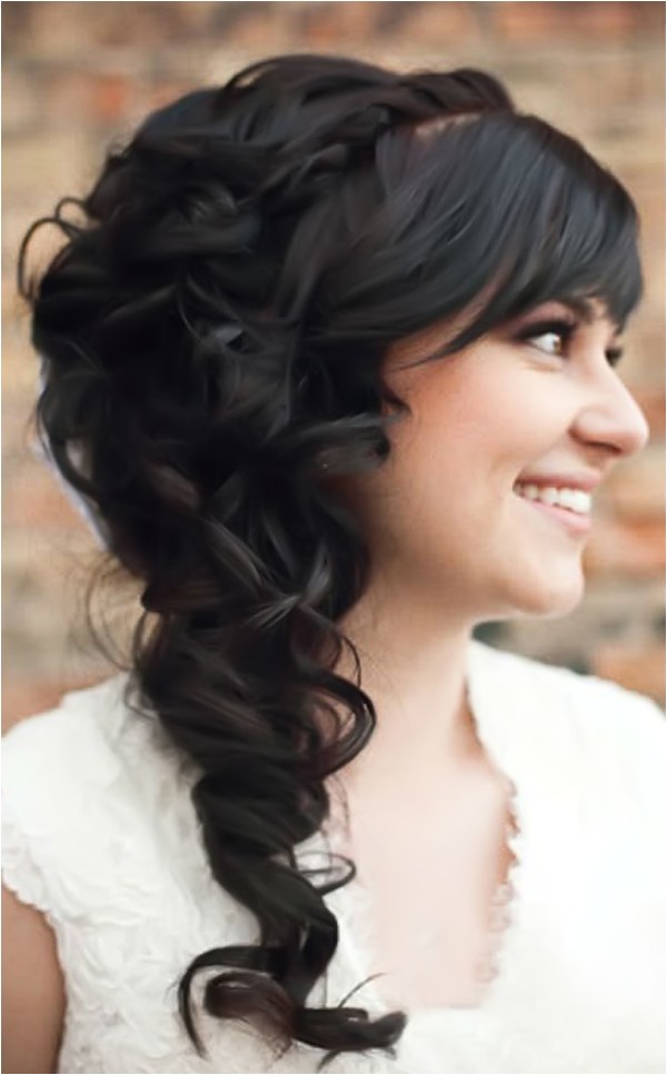 39 romantic wedding hairstyles with bangs
