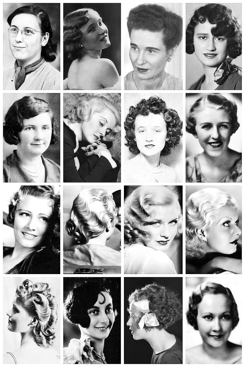 1930 s Hairstyles A collection of 1930 s