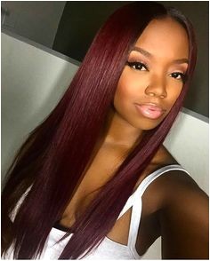 Whats App wholesale human virgin hair extension Red