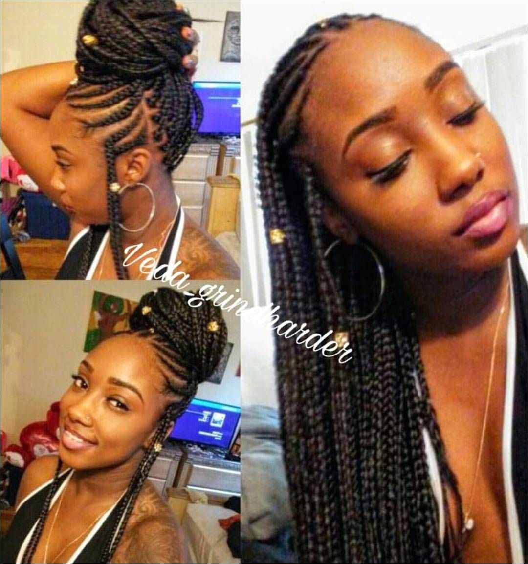 Black girl braids · 1 333 Likes 16 ments Cornrows Boxbraids Heaven lovehard grindharder on Instagram