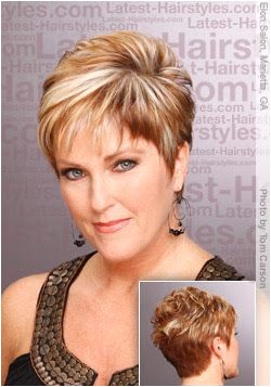 short haircuts for women over 50 front and back view Google Search