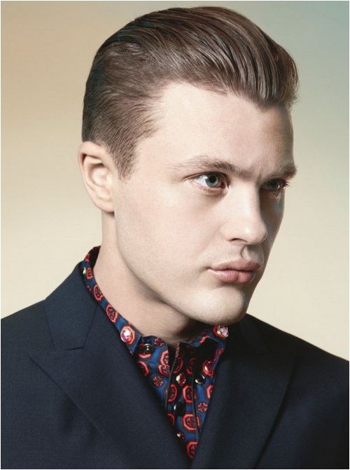 Slick Back Business Hairstyle for Men