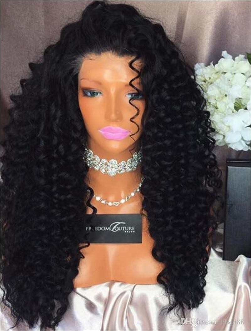 7a Glueless Full Lace Human Hair Wigs For Black Women  Density Malaysian Virgin Hair Deep Curly Lace Frontal Human Hair Wigs Human Hair Full Lace Wigs