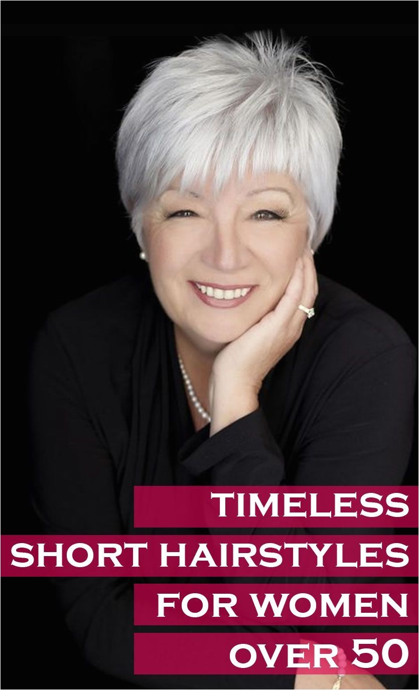 Timeless Short Hairstyles for Women Over 50