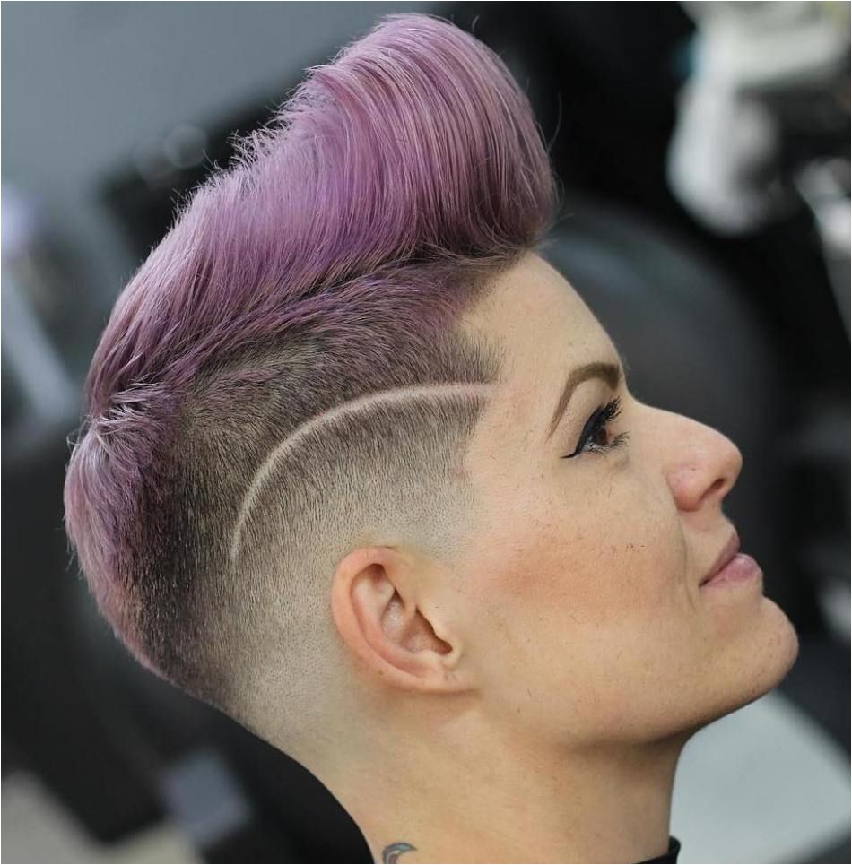 Women s Pompadour With Fade Undercut