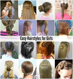 1 minute hairstyles for school