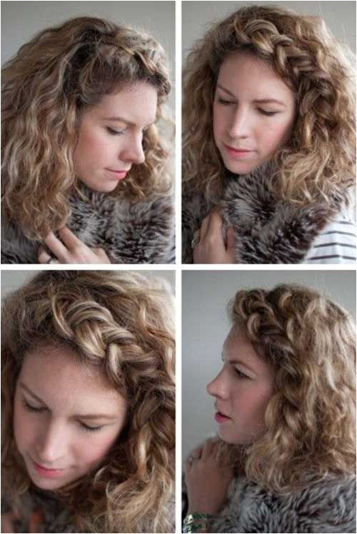 25 Totally Pretty 10 Minute Hairstyles for Curly Hair