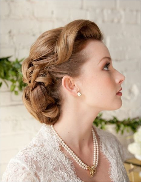 1950 s wedding hairstyle I would love to see the rest of this by