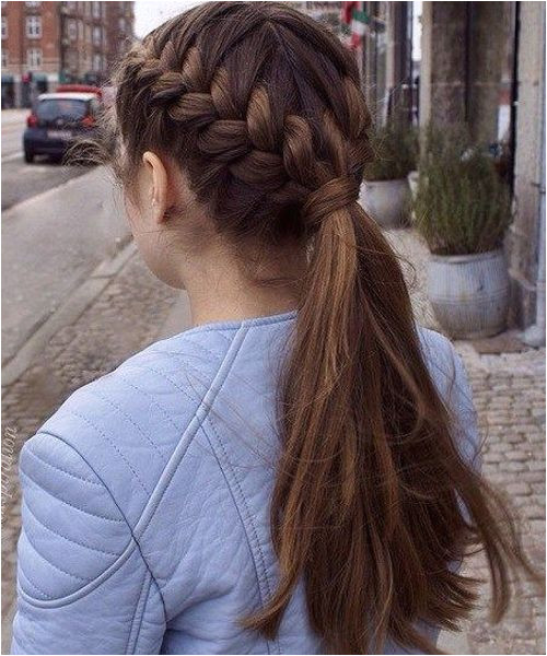 Beautiful Double Braided Hairstyles 2018 for Teenage Girls h a i r • p o n y