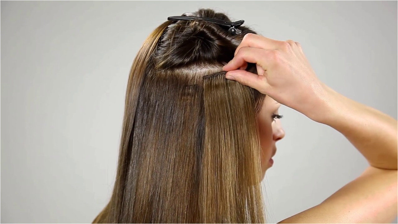 How to attach Clip on hair extensions