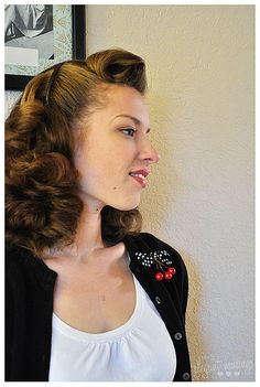 02 25 10 pincurl update by elegant musings via Flickr 1940s Hairstyles