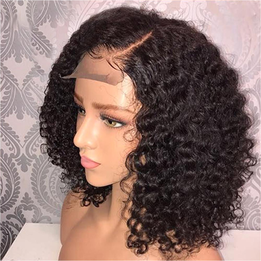 2019 Hair Care Wig Stands Synthetic Fibers Brazilian Less Lace Front Full Wig Bob Wave Black Natural Looking Women Wigs Oct24 From Dangdangqiu