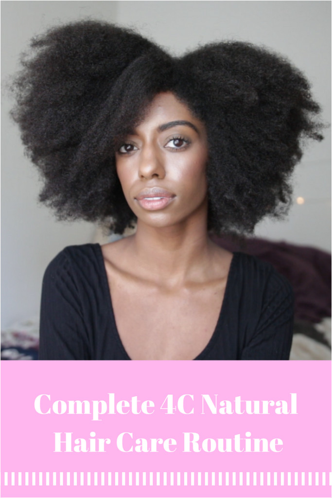 My plete 4c Natural Hair Care Routine Pre Poo Wash Day Twist Out & Night Routine Prettylittlefro