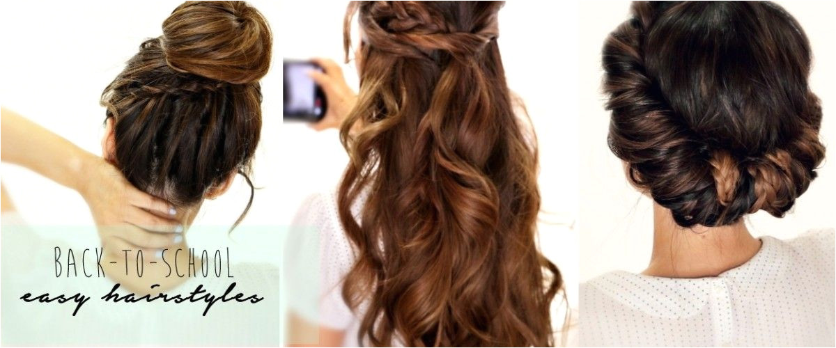 4 Totally Easy Back to School Hairstyles