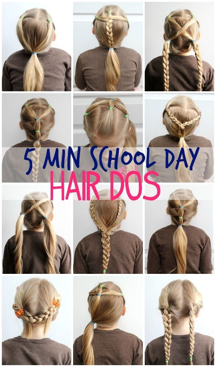 Girls Easy Hairstyles for School Luxury 5 Minute School Day Hair Styles
