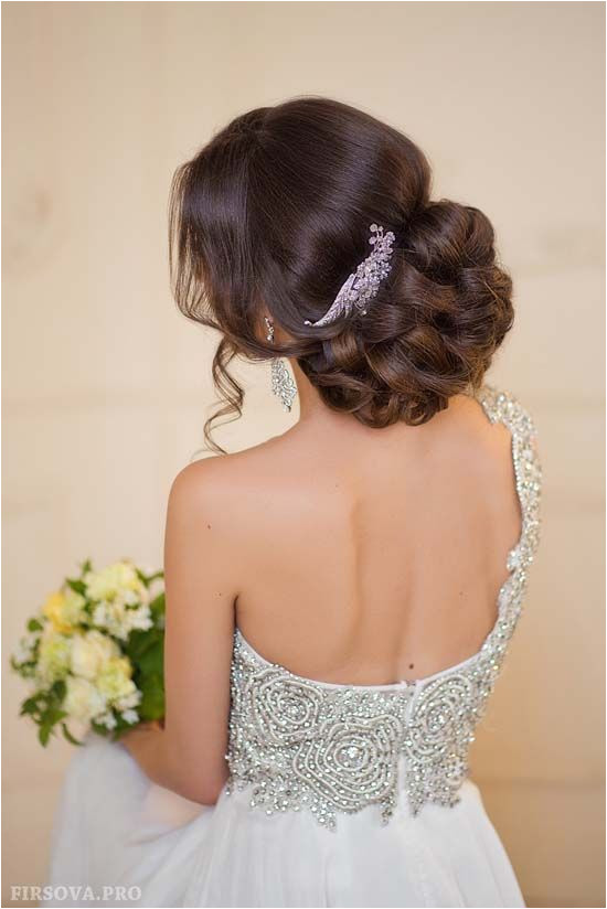 wedding updo hairstyle ideas 2 via elena radoman Deer Pearl Flowers