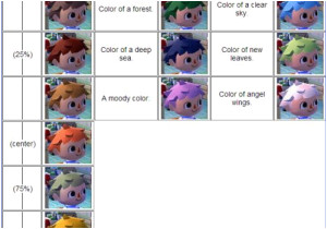 Acnl Hairstyles and Colors Acnl Pinterest