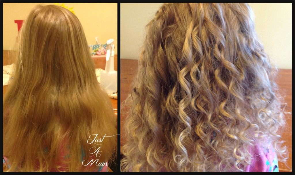 Rag Curls Tutorial Just a Mum Before & After