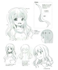 Hair Reference Drawing Reference Anime Hair Manga Art Manga Anime Manga