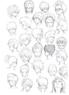 various hairstyles male by komodo92tenbinza d5crjr8 9001238 Anime Hairstyles Male Anime Hair