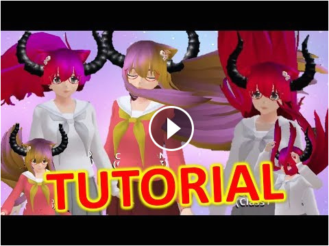 [School Girls Simulator] NEW CRAZY HAIRSTYLES TUTORIAL [GOKU HAIRSTYLE ]…