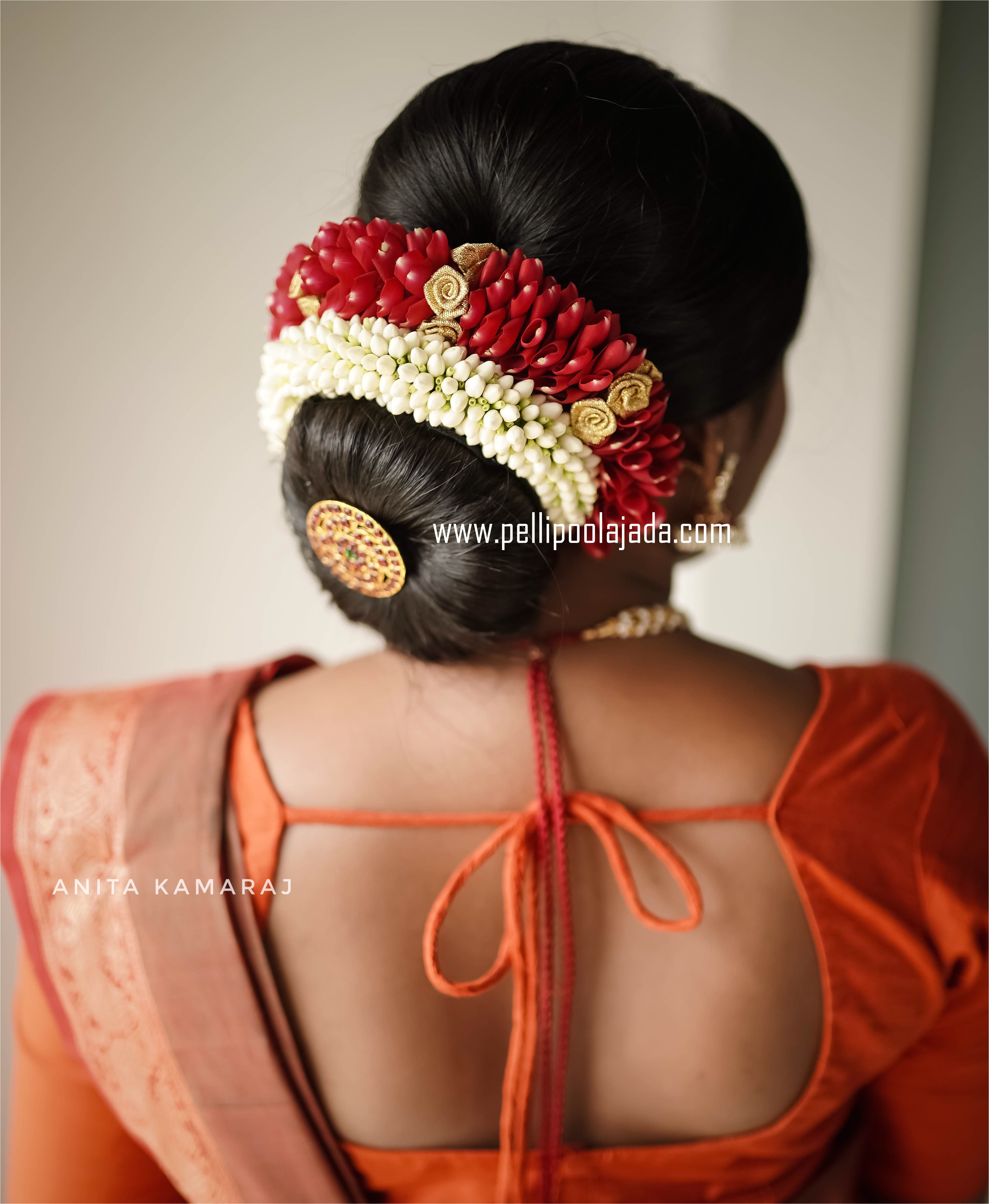 Order Fresh flower poolajada bridal accessories from our local branches present over SouthIndia Mumbai Delhi Singapore and USA • Fresh and artificial