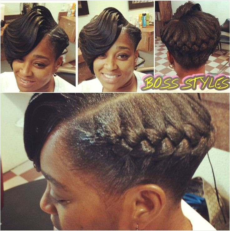 Ridges With A Goddess Braid Interesting Style d By Tomeka Straight HairstylesLayered HairstylesBlack