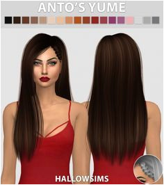 Anto s Yume hair retexture at Hallow Sims via Sims 4 Updates Sims 4 Collections Sims