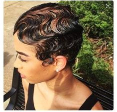 Finger Waves hairstyles devoutfashionmag black hairstyles Finger Waves Black Hair Finger Waves