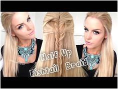 Half Up Fishtail Braid Hairstyle