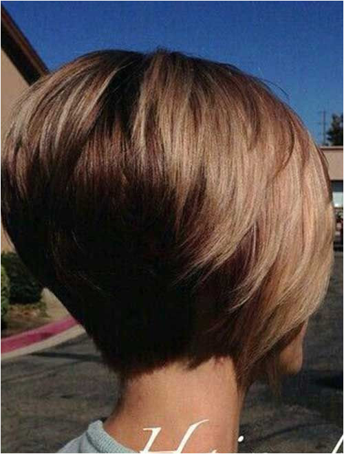 Short Stacked Bob Cut New Medium Hairstyles