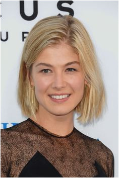 50 Best Celebrity Hairstyles Rosamund PikeTousled BobHairstyles