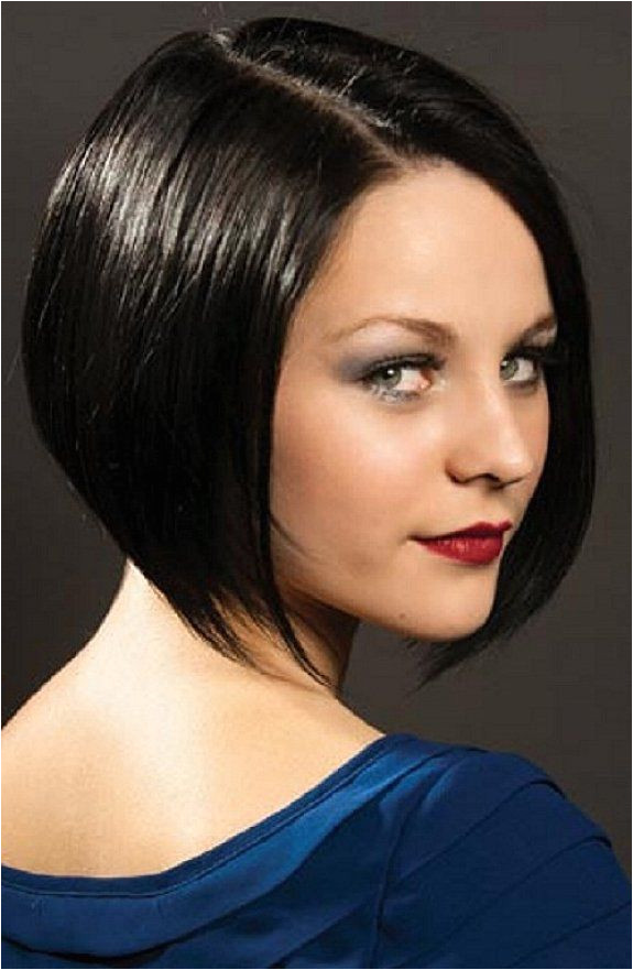 Short bob hairstyles for round faces and fine hair with natural black hair