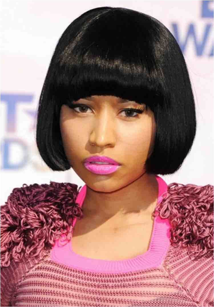 nicki minaj bob with bang