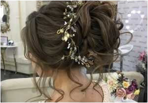 Bun Hairstyles for Medium Length Hair Modern Wedding Hair with Flower Luxury Hairstyle for Medium Length